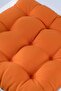 Daisy Pofidik Orange Chair Cushion with Special 9-Stitch Lacing - 4
