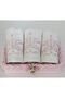 Basket with Weave Towel Small Cotton Guipure 30*50 cm 3 Pcs Towel and Basket Gift Dowry