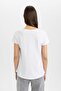 K1507Az/Wt83 Model Women's T-Shirt - White - 4