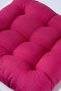 Daisy Pofidik Fuchsia Chair Cushion with Special 9-Stitch Lacing - 4