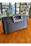 Evening Dress Bag Covered with Stylish Stones over Satin 704 - 4