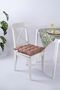 Daisy Pofidik Brown Chair Cushion with Special 9-Stitch Lacing - 2