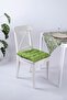 Daisy Puffy Green Chair Cushion Special 9-Stitch Tied - 2
