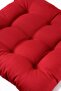 Daisy Pofidik Red Chair Cushion with Special 9-Stitch Lacing - 4