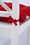 Daisy Pofidik Red Chair Cushion with Special 9-Stitch Lacing - 3