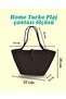 Jute Button Multicolor Women's Beach Bag Accessory Daily Casual Bag Natural Handmade Stylish Bag - 7