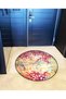 Multicolored Abstract Dot Patterned Round Woven Base Modern Decorative Carpet 6166 - 4
