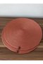 Copper Color Plate Set / 2 Plates / Placemat / Coffee Presentation / Plate Coaster - 32 cm - 4