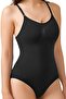 Women's Seamless Gathering and Slimming Slip Body Corset with Snap Fasteners and String Straps - 5