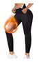 Sauna-Leggings Model Firming Effect High Waist Agraph Thermal Recovery and Sport Leggings