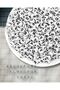 Letter Beads, 4x7 Mm Flat Black Letter Beads on White (200 Pieces)
