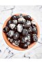 20 قطعة خرز زيتوني رخامي - خرز ديكور - خرز مكرامية