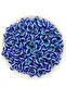 50 Pcs 8mm Navy Blue / Dark Blue Acrylic Round Evil Eye Beads, Jewelry Making Eye Beads