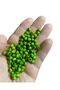 6 Mm Emerald Green Wooden Beads - Decoration Beads, Macrame Beads (50 Gr, Average 350-400 Pieces)