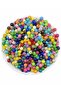 6mm Mixed Color Plastic Beads (100gr,~900 Beads)