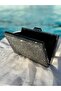 Anthracite Stone-Finished Evening Dress Bag - 2