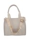 Canvas Hand and Shoulder Bag. Cream Handbag. Women's Handbag. Cream Shoulder Bag. Hanging Bag. - 2