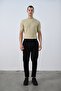 Premium Striped Knitwear T-Shirt - 3
