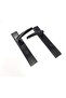 Brawo Mirrored Black Interior (BATHROOM-WC) Door Handle Back and Front (1 DOOR) Left - 2