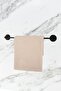Black Long Towel Holder Bathroom Hanger Open Toilet Napkin Holder Set of 2 - 4