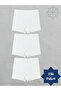 Women's laser cut seamless white boxer briefs 3-pack regular waist
