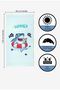 Shark Digital Printed 60x130 Cm Children's Beach Towel - 4
