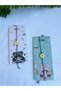 Best Friends Forever Couple Bracelet Set – Friendship Bracelet with Flower Figures - 3
