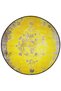 Yellow Themed Traditional Motif Patterned Round Woven Base Vintage Decorative Carpet 6170 - 3