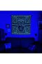 غطاء حائط نيون نشط بالأشعة فوق البنفسجية لامع Ganesha/Blacklight - 4