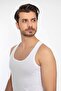 حذاء رياضي رجالي من Single Jersey - 4 قطع بيضاء، 100% قطن ممشط - 6