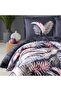 Clasy Double 4 Season Quilted Duvet Cover Set Hena Anthracite - 3