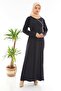 Tied Prayer Dress Navy Blue