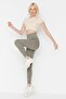 Lily - Khaki High Waist Recovery Leggings - 3