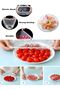 100 Pieces Practical Stretch Pot and Plate Cap with Lid - Guida Protective Solution - 4