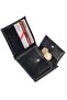 Crocodile Patterned Men's Leather Wallet - Slim Design, with Credit Card Holder and Coin Compartment - 4