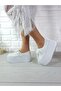 Women's White High Heel Embroidered Bridal Shoes 41208 41208 - 2