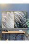 | Anthracite Gray Combination Feather Right and Left | Framed Tempered Glass Table 2 Vertical - 2
