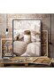 Hari̇kabi̇rev | White Candle Table and Tassel | Framed Tempered Glass Table Single Vertical