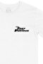 White T-Shirt with Fast And Furious Pocket Logo Design - 2