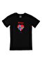Oslo Norway Flag Heart Black T-Shirt