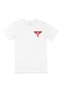The Last Of Us Red Logo White T-Shirt with Pocket Logo Design