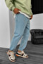 Hellblaue Boyfriend-Basic-Hose - 5