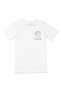 White T-Shirt with London Eye Pocket Logo Design