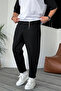 Black Basic Boyfriend Pants - 2