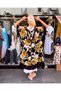 Authentic Voile Cotton Flywheel Pompom Detail Hooded Kimono Pareo Jacket - 2