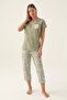 Arnetta 2870-S Women's Short Sleeve Pajamas Set