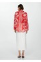 Wide cut printed shirt - 4