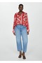 Wide cut printed shirt - 5