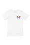 Fly to Your Dreams - Colorful Winged Pocket Logo Design White T-Shirt