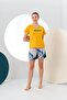 Women's Printed Patterned Shorts Set - 4
